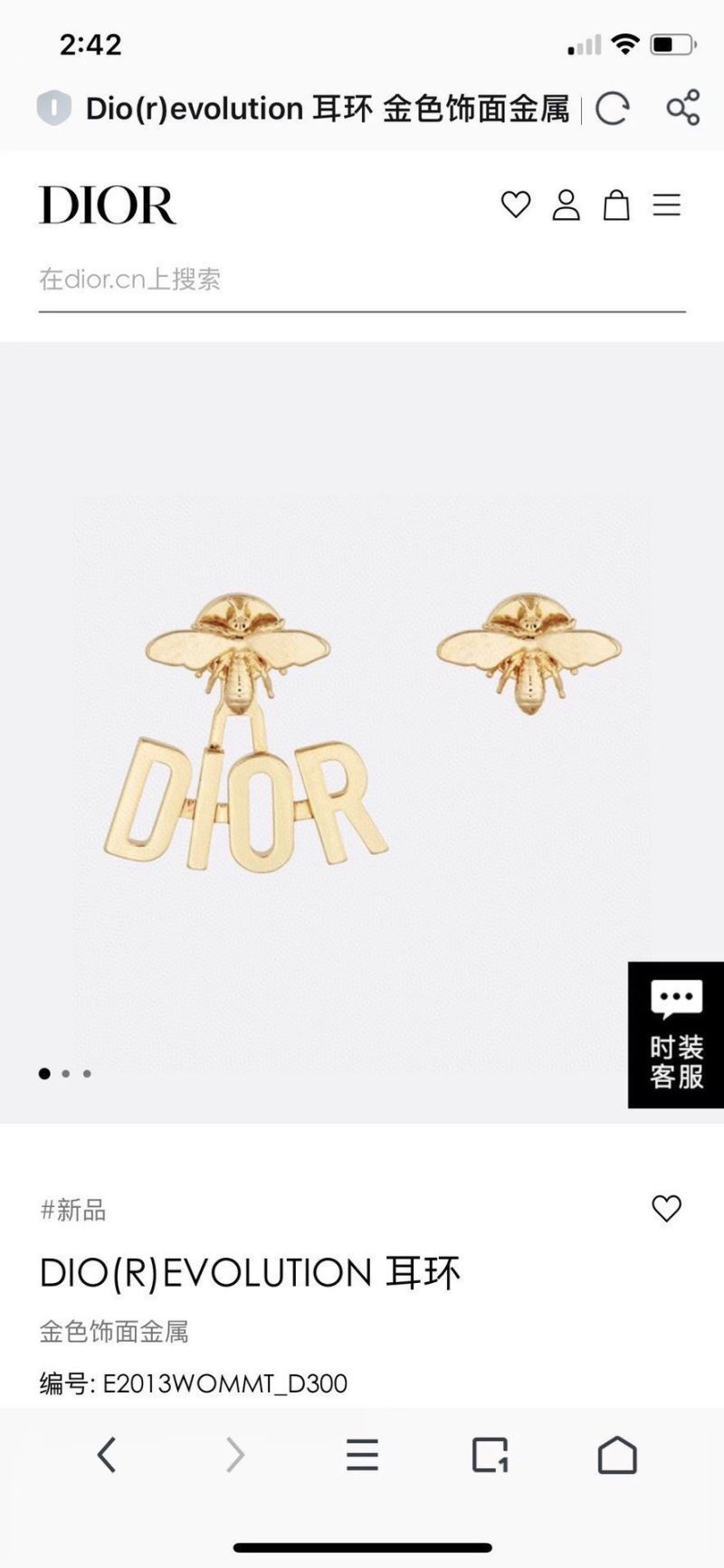 Christian Dior Earrings